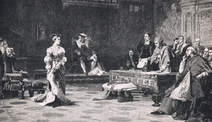 The trial of queen Catherine